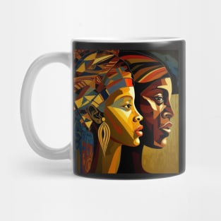 African Print Design Mug